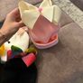 Beanie hats with big bow Image 3