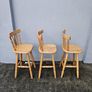 Solid Pirhana Pine Stools 2 Available Image 2