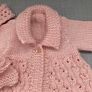 Baby cardigan pink NB Image 2