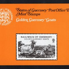 1980 Guernsey Golden Guernsey Goats Commemorative Stamps Presentation Pack