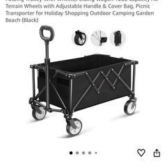 Folding trolley with wheels