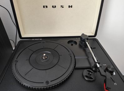 Record player in case