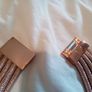 necklace  5 strand metal in rose gold colour Image 2