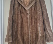 Vintage Astraka London Faux Fur Coat