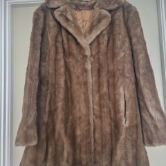 Vintage Astraka London Faux Fur Coat