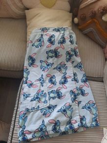 Disney stitch wrap towel