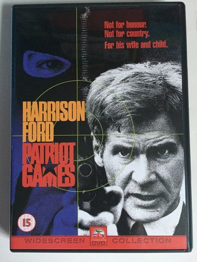 Patriot Games [1992] Harrison Ford, Sean Bean, Patrick Bergin, Thora Birch, Samuel L. Jackson, James Fox & Richard Harris [Movie DVD]