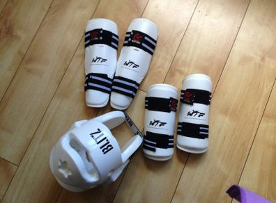 Shin & Forearm Protection and foam hood
