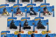 Vespa 90, Ducati DesertX, Honda Super Cub/ Custom/ CB750 Cafe, HW450F, Tred Shredder - Hot wheels Motor Cycles