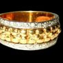 Vintage 18ct Gold/Diamond Unisex Ring Image 7