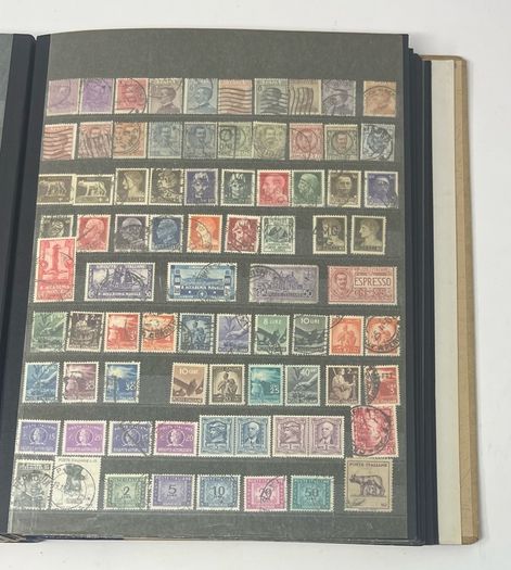 Collection: Cyprus, Greece, Italy and San Marino Stamps both mint an commemorative stamps on 41 pages