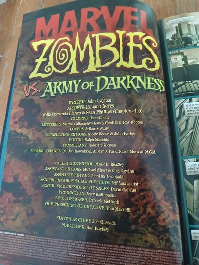 Marvel Zombies v Army of Darkness 2007 graphic novel