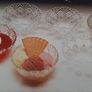 vintage new 6 glass sundae dishes in original box Image 7