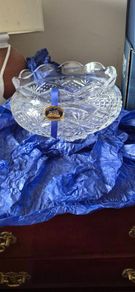 Tipperary crystal Oisin 8 footed bowl