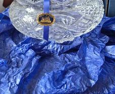 Tipperary crystal Oisin 8 footed bowl