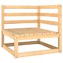 10 Piece Garden Lounge Set Solid Pinewood Image 3