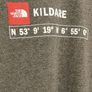 The North Face TShirt Kildare Coordinates Ireland Grey Red Size Medium Image 2