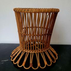 Vintage wicker planter