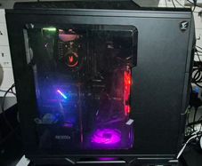 AMD Ryzen Gaming PC (Win 11 Pro) with 2x TV/Monitors