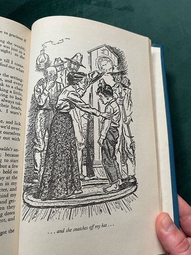 vintage Huckleberry Finn book
