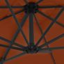 Cantilever Umbrella  Cantilever Umbrella with Steel Pole Terracotta 250x250 cm Image 9