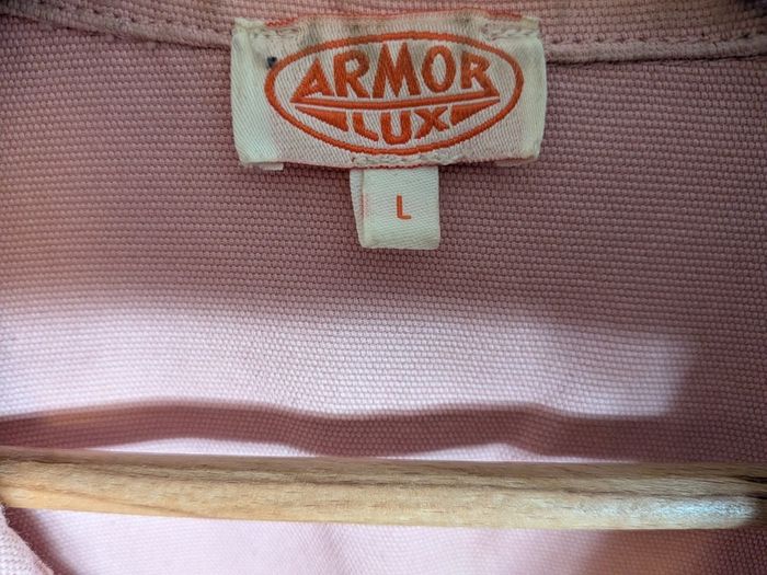 Armor Lux Pink Cotton Chore Jacket - Size L