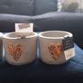 Miniature Painted Terracotta Pots Decorated with Glitter Star/Heart  ..  Three for 9.00e or 4.00e Each . Price Drop Image 4