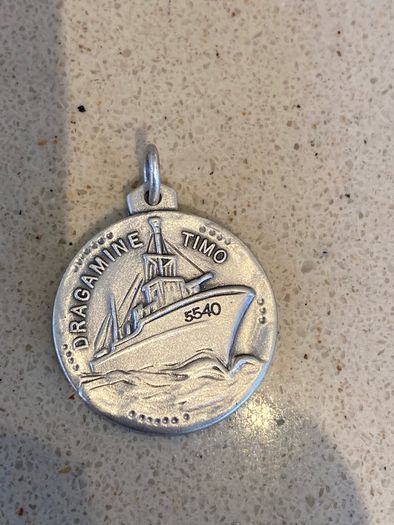 Italian Army Medal Minesweeper Ship Timo