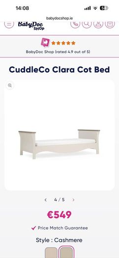 Baby's Cot - Perfect Condition