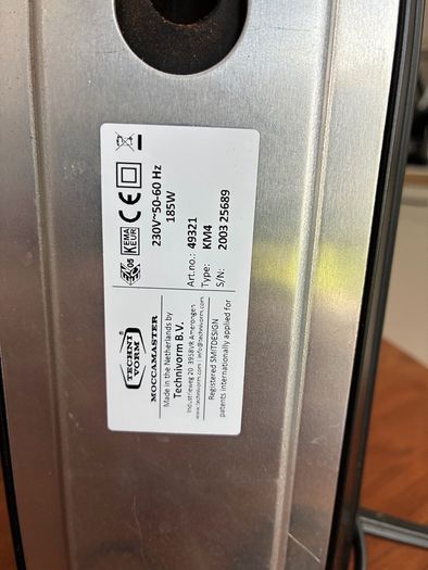 Moccamaster KM4 Grinder