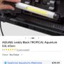 AQUAEL leddy black tropical aquarium 54L 60cm Image 5