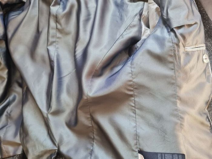 Tommy hilfigher wool blazer size 10 grey button up in excellent condition