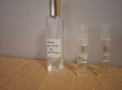 Fragrance Sample Bundle - Blue Talisman, Pacific Chill, Hawas Verde