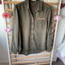Marks & Spencer limited edition size 12/14 military shirt khaki Image 9