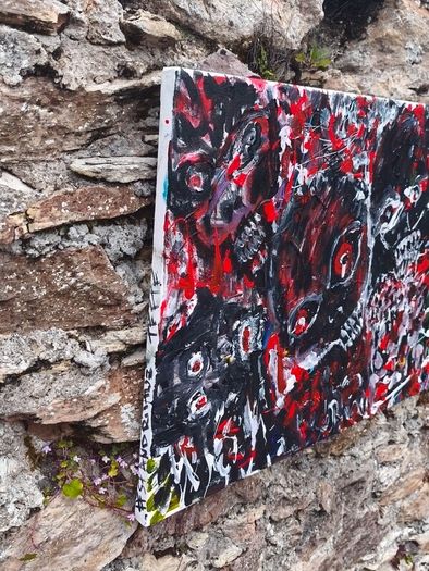 CONTROLLED FOLLY  Original Acrylic Painting | They Fight for the Future #57