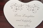 Beautiful Mirror Glass Heart, NEW