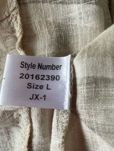 Linen blend Tunic Size 18