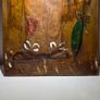 Large Vintage Mid Century 3D Copper Relief Wall Art Panel - J. Craig - Hobo Traveler Caricature Image 6