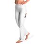 White, Viral Flare Leggings & Hidden Phone Pocket  , size 10 Image 4
