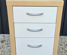 Ikea IKEA Mikael 3-Drawer Office Cabinet / Pedestal Unit on Wheels