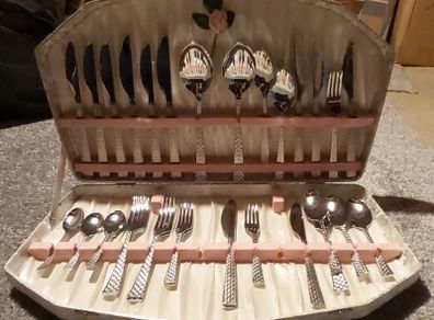 Sheffield England Vintage Cutlery Set Enclosed Box