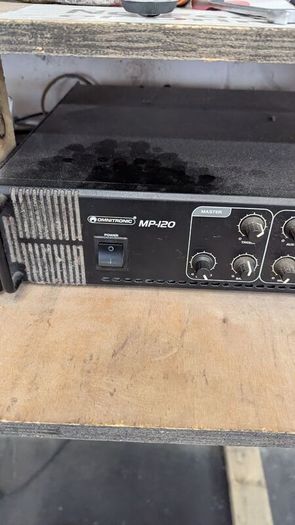 Omnitronic MP120 and Speakers