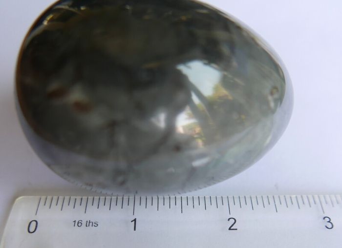 Vintage Polished Marble Onyx Stone Eggs X 3