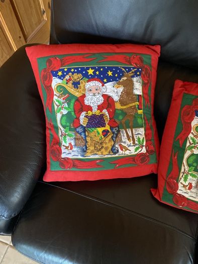 Christmas cushions x 3