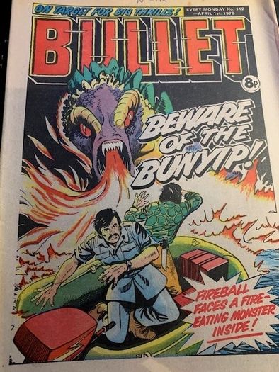 Bullet Comics - Issues 105,108,111-115- DC Thomson -Vintage UK Comics