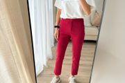 AUTOGRAPH red regular fit chinos UK 8 / EUR 36