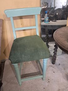 painted high stool