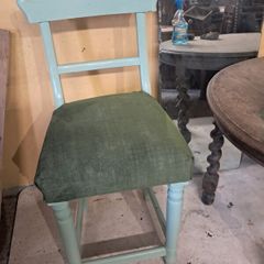 painted high stool