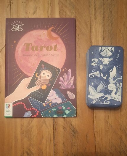 Tarot deck with book