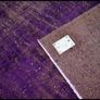 Rare Purple Overdyed Vintage Turkish Rug Image 5